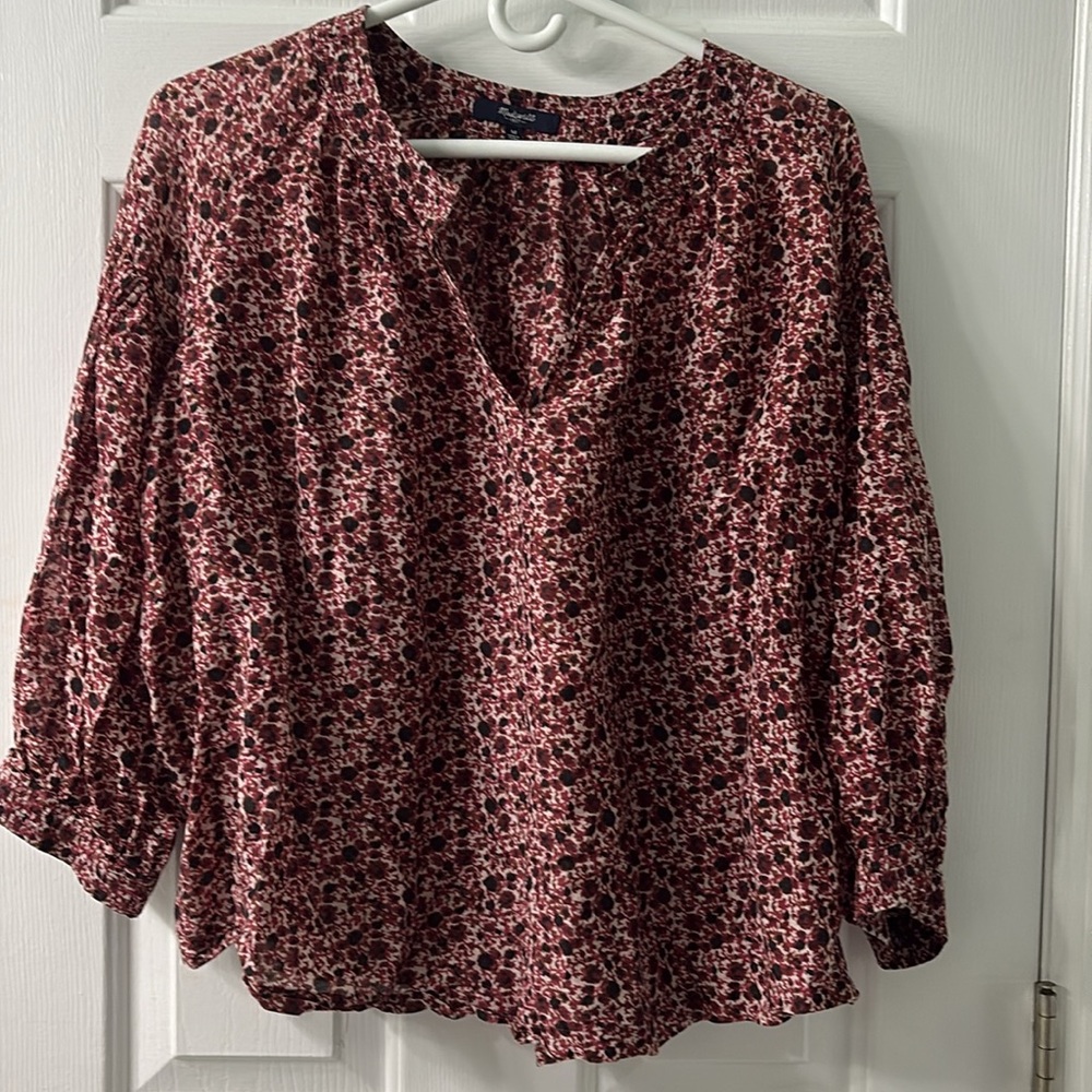 Madewell silk top